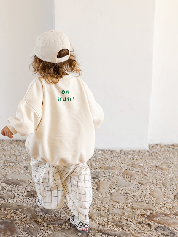 Oversized Sweater Oh Scusi - Oat