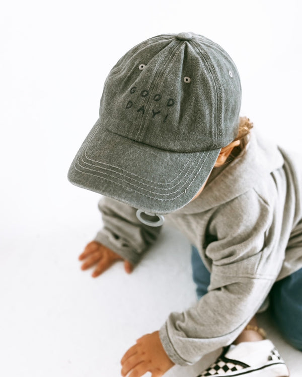 Cap Good day - Washed Grey