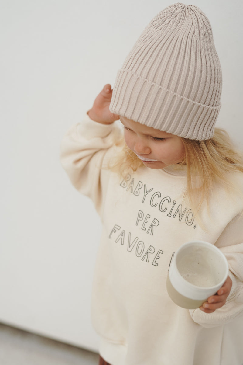 Oversize Sweater Babyccino - Oat