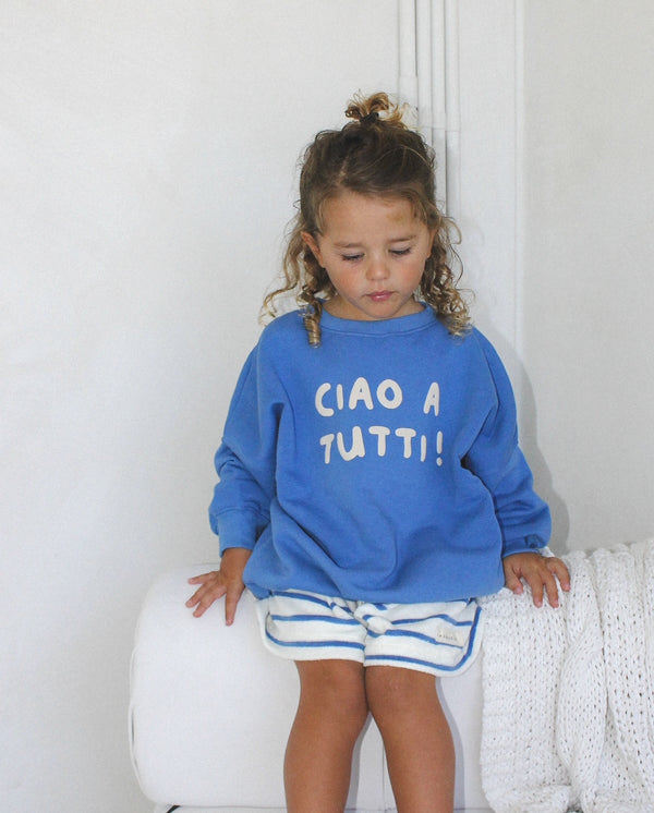 Oversize Sweater Ciao Atutti - Blue