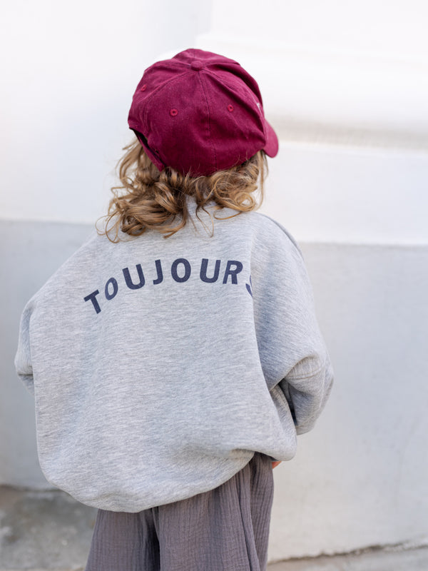 Oversize Sweater L'amour Toujours - Grey Melange