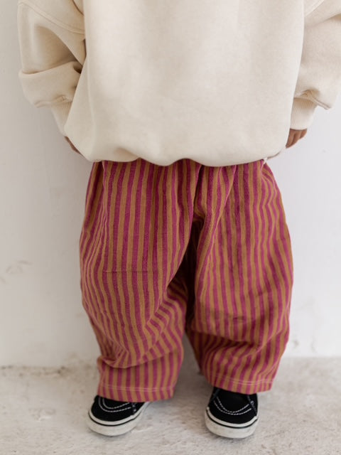 Summer Pants Grid - Oat / Green