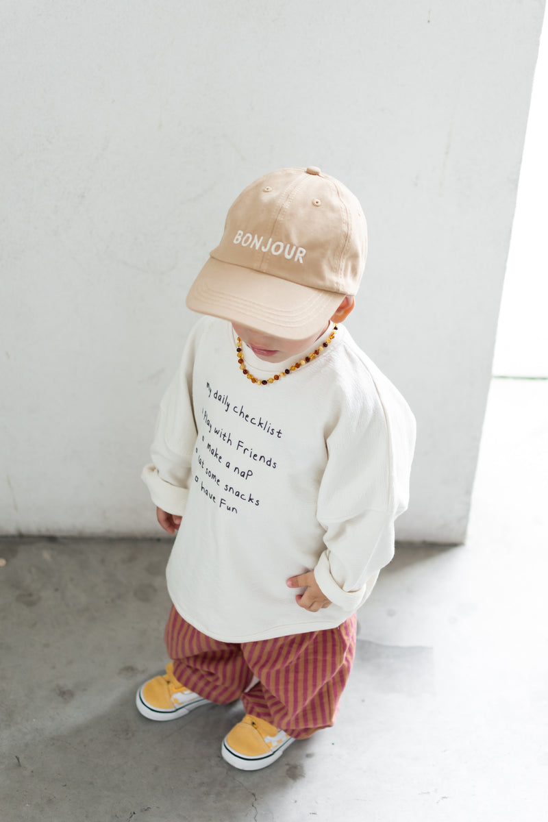 Oversize Sweatshirt Tini Pizza - Coconut Milk