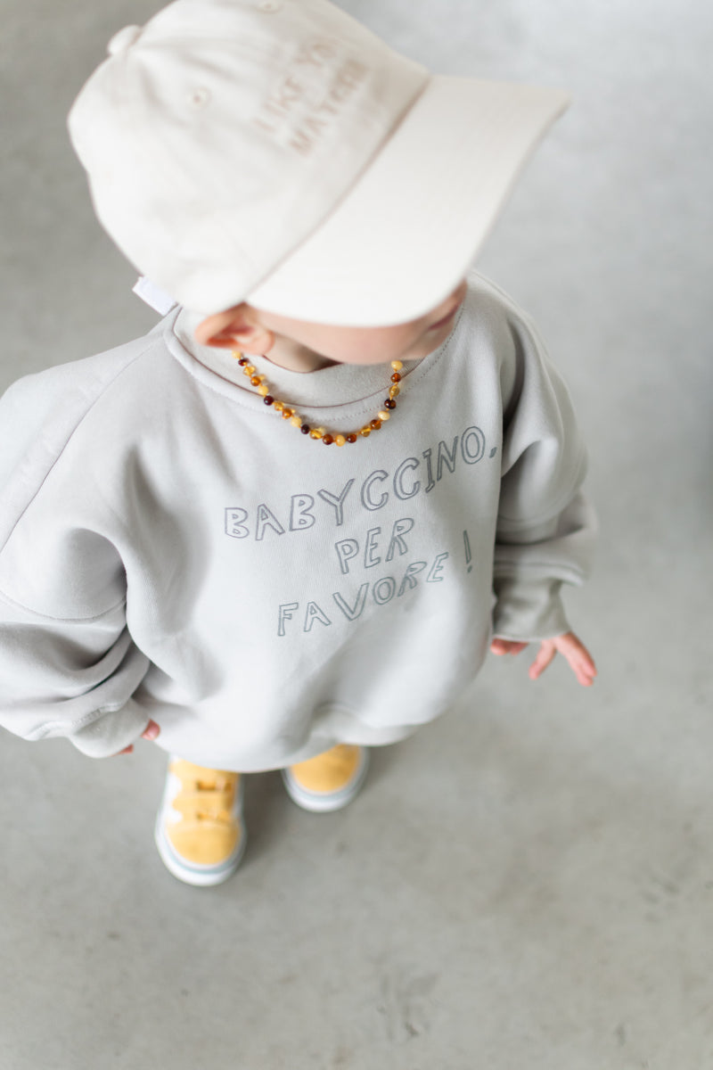 Oversized Sweater Oh Scusi - Oat