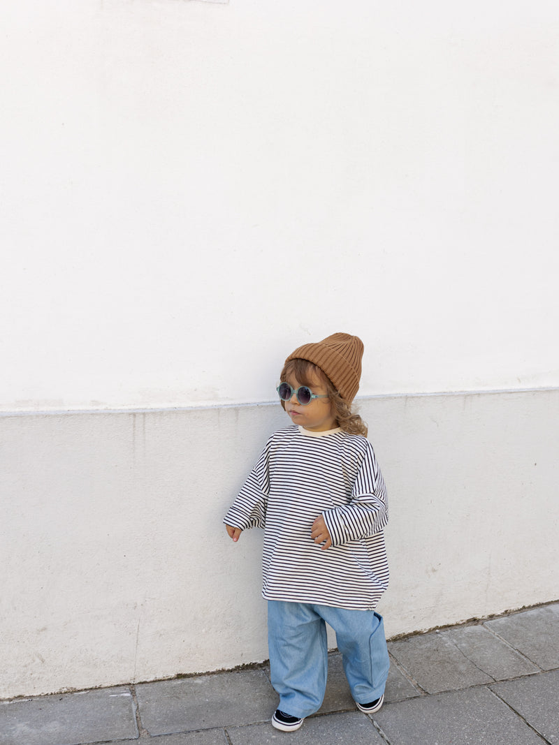 Oversize Longsleeve Stripes - Black & White