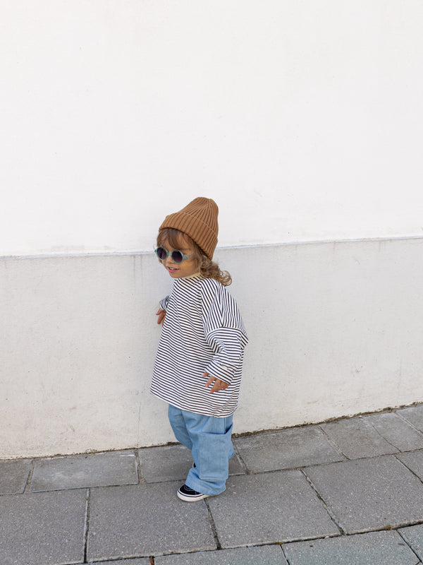 Oversize Longsleeve Stripes - Black & White