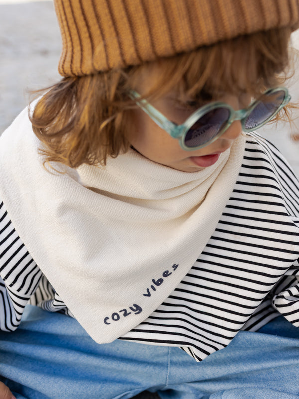 Triangle Scarf Cozy Vibes - Coconut Milk