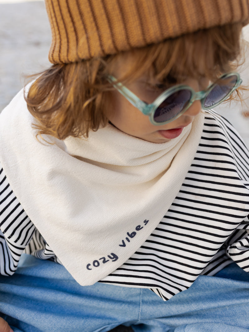 Triangle Scarf Cozy Vibes - Coconut Milk