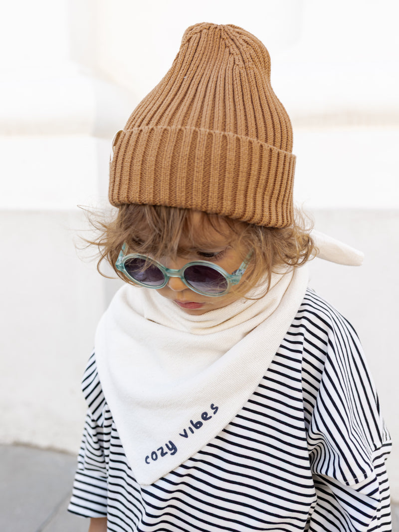 Triangle Scarf Cozy Vibes - Coconut Milk