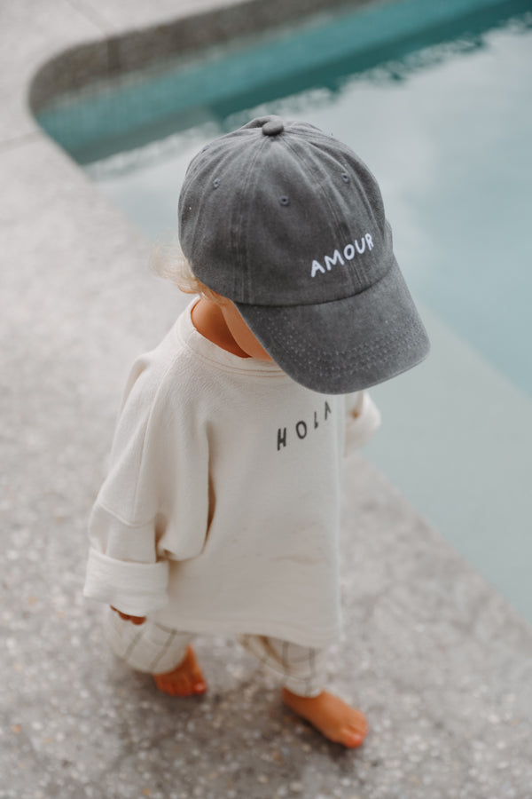 Oversize Sweatshirt Hola Adios - Coconut Milk
