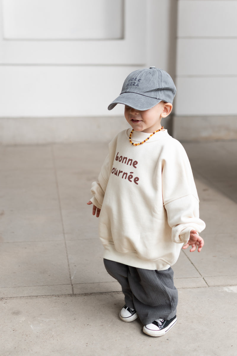 Oversized Sweater Oh Scusi - Oat