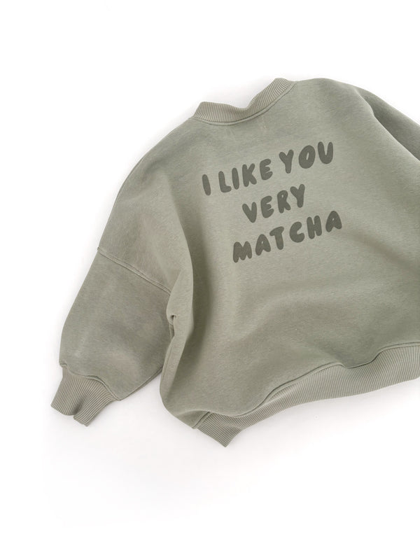 Oversize Sweater Like you Matcha - Matcha