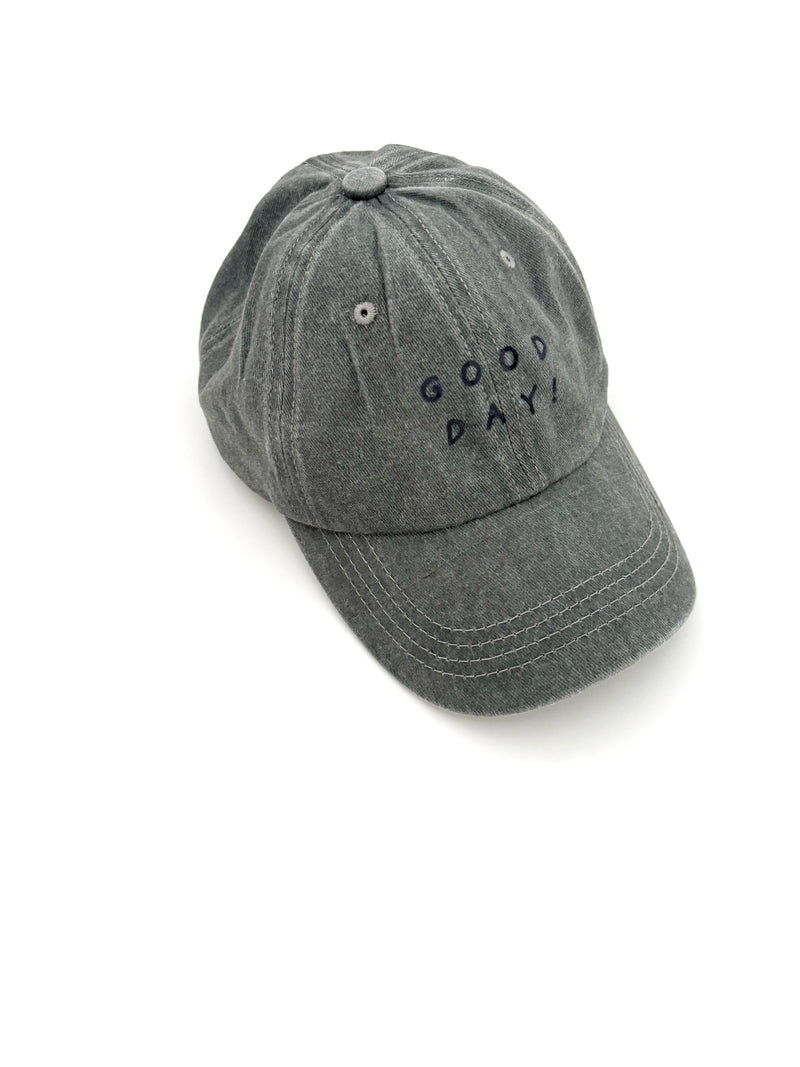 Cap Good day - Washed Grey