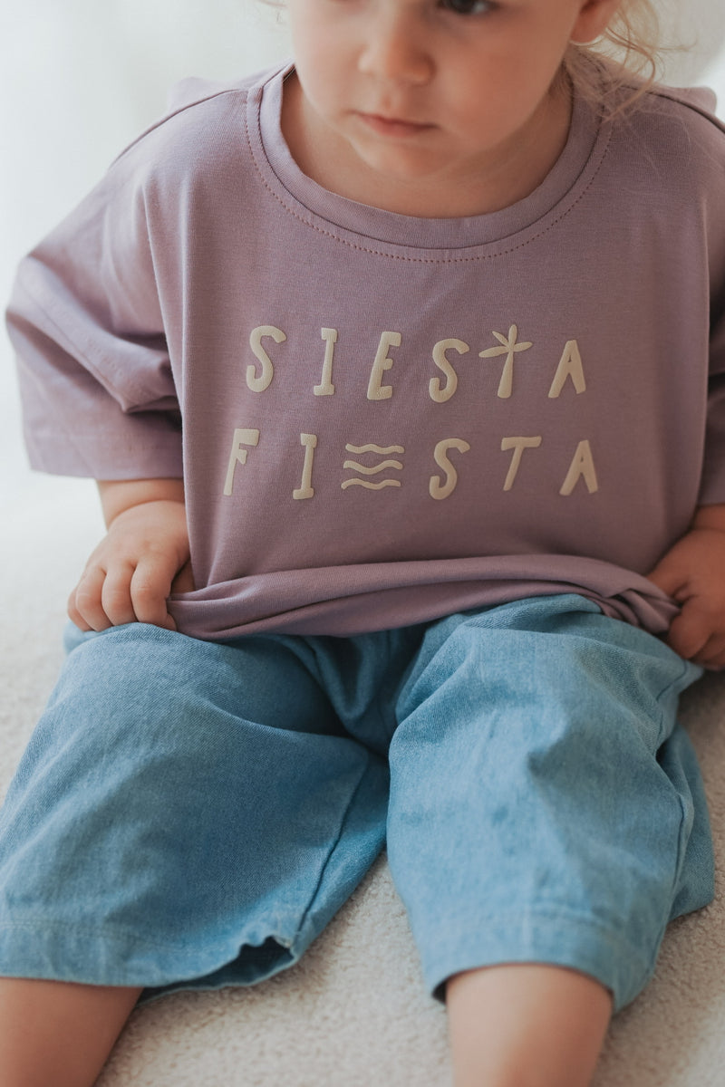 Oversized shirt Siesta Fiesta - Lavender