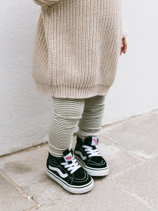 Leggings - Stripes Sand