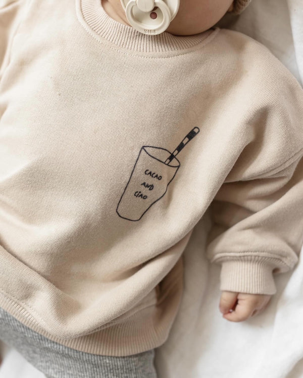 Oversize Sweater Cacao & Ciao - Light Sand
